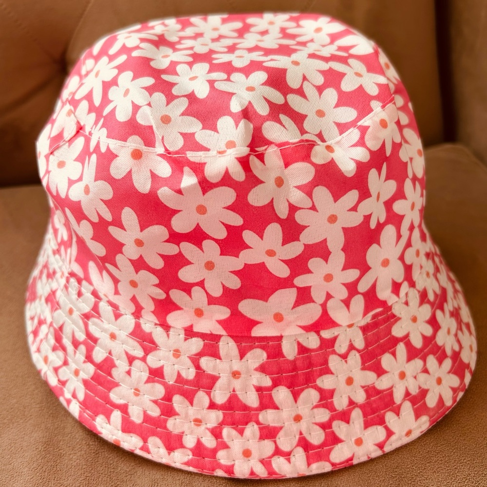Floral Pink Bucket Hat